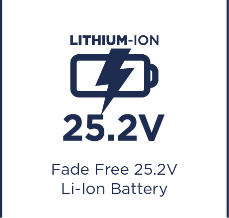 淡化25.2V锂离子电池