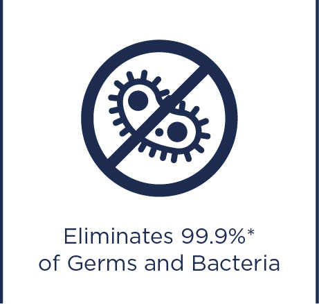 清除99.9%的细菌和细菌